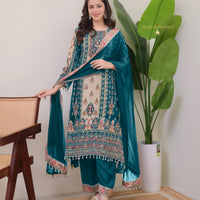 Punjabi Collection "Jaïpuri" - Bleu