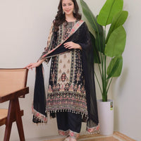 Punjabi Collection "Jaïpuri" - Noir