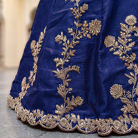 Lehenga collection "Dipriya" - Bleu marine
