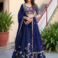 Lehenga collection "Dipriya" - Bleu marine