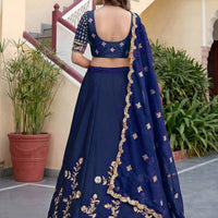 Lehenga collection "Dipriya" - Bleu marine