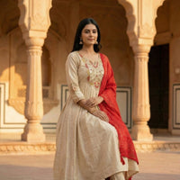 Anarkali Collection "Nythia" - Beige crème
