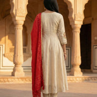 Anarkali Collection "Nythia" - Beige crème