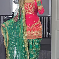Dhoti "Salwari" - Vert