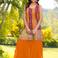 Punjabi Collection "Sanaya" - Orange