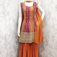 Punjabi Collection "Sanaya" - Orange