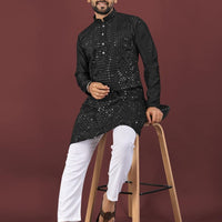 Kurta "Sharuk" - Noir