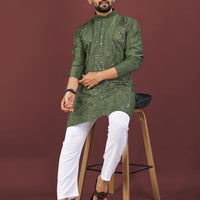 Kurta "Sharuk" - Vert olive