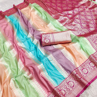 Sari "Rainbow" - Rose