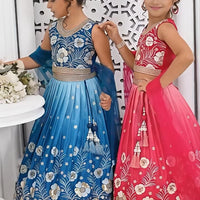 Lehenga Fille collection "Meera" - Rose