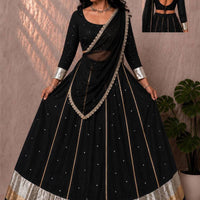 Lehenga Collection "Jumkhadi" - Noir