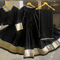 Lehenga Collection "Jumkhadi" - Noir