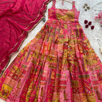 Anarkali Collection "Indira" - Rose
