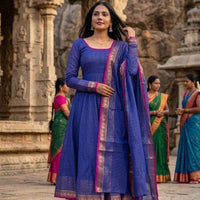 Anarkali Collection "Tressee" - Bleu