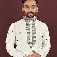 Kurta "Kumaran" - Blanc