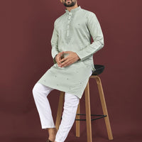 Kurta "Kumaran" - Vert d'eau