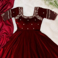 Anarkali "Kalki" - Bordeaux