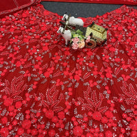 Lehenga collection "Sarodja" - Rouge Taille 38