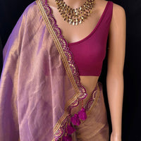 Sari "Shamila" - Violet