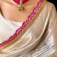 Sari "Shamila" - Beige