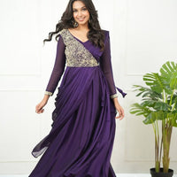 Anarkali Collection "Meenakari" - Mauve