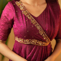 Anarkali Collection "Meenakari" - Bordeaux