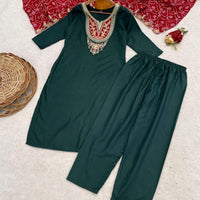 Punjabi "Neeta" - Vert bouteille