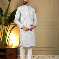 Kurta "Chudidar" - Gris