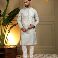Kurta "Chudidar" - Bleu