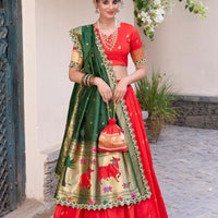 Lehenga collection "Indrany" - Orange