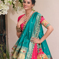 Lehenga collection "Indrany" - Rose bonbon