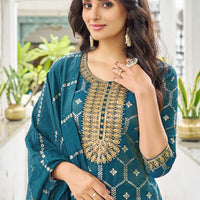 Punjabi "Sahiba" - Bleu