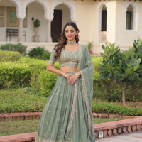 Lehenga collection "Paro" - Vert d’eau