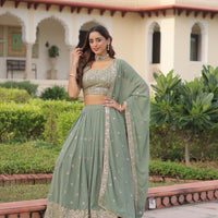 Lehenga collection "Paro" - Vert d’eau