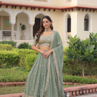 Lehenga collection "Paro" - Vert d’eau