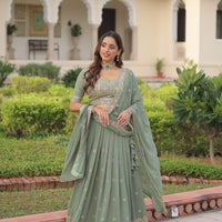 Lehenga collection "Paro" - Vert d’eau