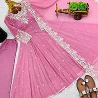 Anarkali Collection "Indrya" - Rose