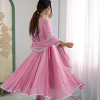 Anarkali Collection "Indrya" - Rose