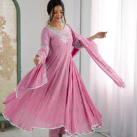Anarkali Collection "Indrya" - Rose