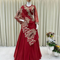 Lehenga collection "Modernity" - Rouge