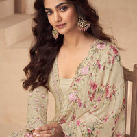 Punjabi "Mila" - Rose poudré