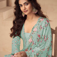 Punjabi "Mila" - Vert menthe