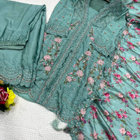 Punjabi "Mila" - Vert menthe