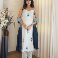 Punjabi "Neera" - Blanc cassé