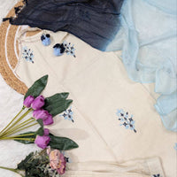 Punjabi "Neera" - Blanc cassé