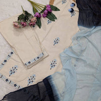 Punjabi "Neera" - Blanc cassé