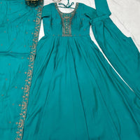 Anarkali Collection "Premala" - Vert turquoise