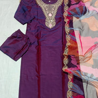Punjabi "Jeela" - Bleu paon