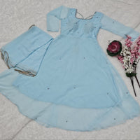 Anarkali Collection "Baleetha" - Bleu pastel