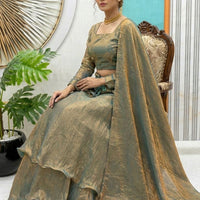 Lehenga Collection "Vimala" - Vert olive
